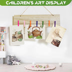 100 Pcs Colored Clothes Pins Wooden, Colored Clothespins - Image 3