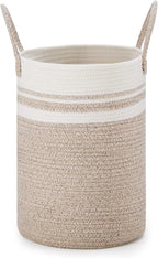 VIPOSCO Tall Laundry Hamper, Woven Rope Storage Basket - Image 8
