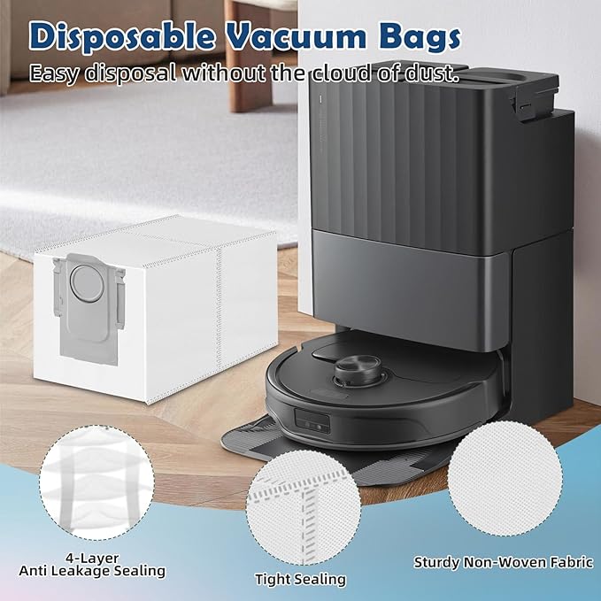 Accessories Replacement Kit for Roborock Q Revo Master, Qrevo Slim Robot Vacuum - Image 6