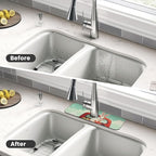 Kitchen Sink Splash Guard Faucet Mat Easter Bunny Rabbits 15"x5.5", Diatom Mat - Image 4