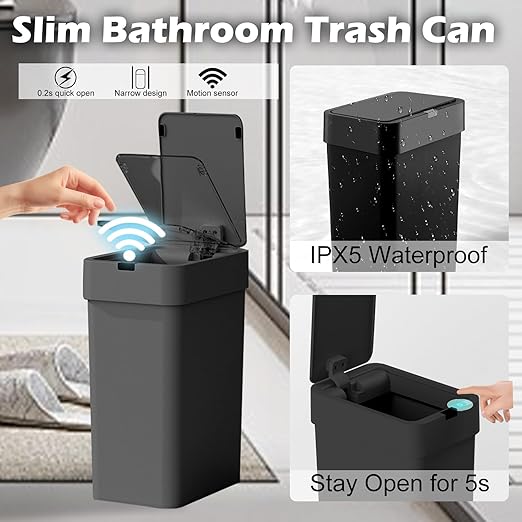 ELPHECO Bathroom Trash Can - Image 5