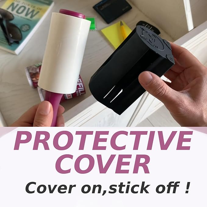 Lint Rollers for Pet Hair Extra Sticky | Protective Covers | Mega 600 Sheets - Image 2
