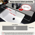 Faucet Mat For Kitchen Sink, 23.6"Diatomite Absorbent Faucet Mat, Sink Stone - Image 4