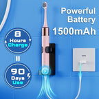 Sonic Electric Toothbrush for Adults & Kids, Rechargeable Electric Toothbrush - Image 7