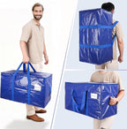 KYODOLED 6 Pack Extra Heavy Duty Blue Moving Bags - Image 5