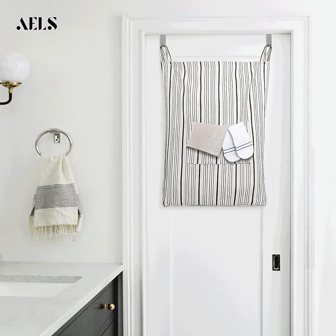 AELS Farmhouse Hanging Laundry Hamper - Image 6