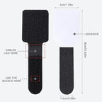 100 Pcs Hook and Loop Cable Ties, Self Adhesive Cable Management Desktop Cable - Image 2