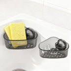 2 PACK Suction Cup Sink Corner Rack, Corner Sinks Strainer Basket Sponge Holder - Image 8