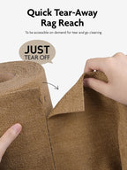 Fantasticlean Microfiber Cleaning Cloth Roll -40 Pack, Tear Away Microfiber - Image 5