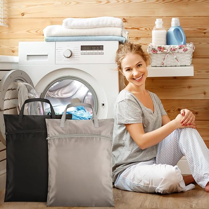 Oudain 2 Pcs Travel Laundry Bags Waterproof - Image 6