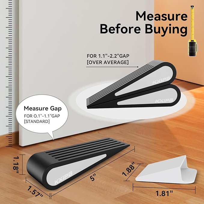 1 Pack Rubber Door Stopper Wedge - Image 3