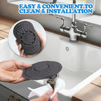 zaa Shower Drain Hair Catcher, Upgraded 2Pack Premium Silicone Drain Protector - Image 5