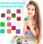 6Pack 6oz Stainless Steel Snack Containers - Image 5