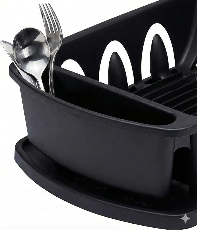 Tribello Sink Dish Drying Rack, Heavy Duty Hard Plastic Drying Rack, Dish - Image 5