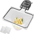 Kitchen Sink Strainer with 100 PCS Filter Mesh Bag, Food Waste Filter Basket by QIEPOMI