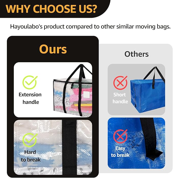Moving Bags Heavy Duty Extra Large, Alternative - Image 6