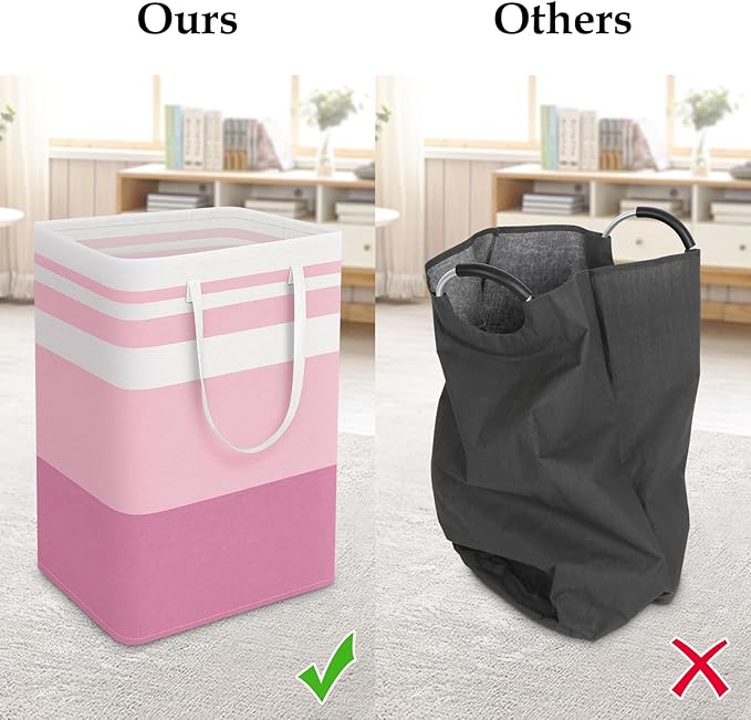 StorageRight Large Collapsible Laundry Basket Hamper - Image 5