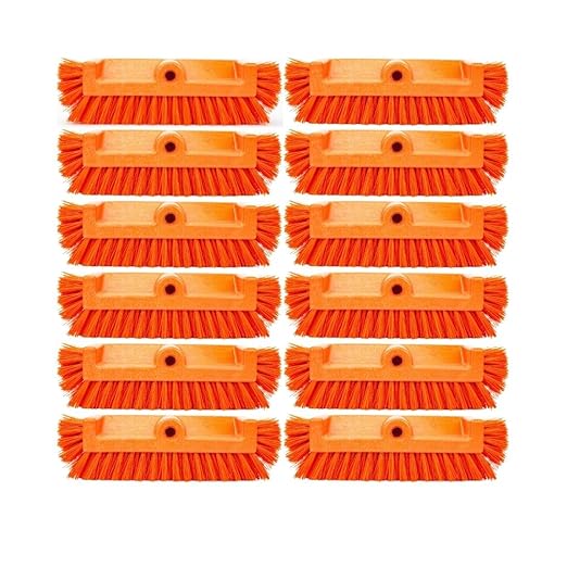 SPARTA Multi-Level Tile Scrub Brush 12" Wide Brush Head, Heavy-Duty Tile by SPARTA