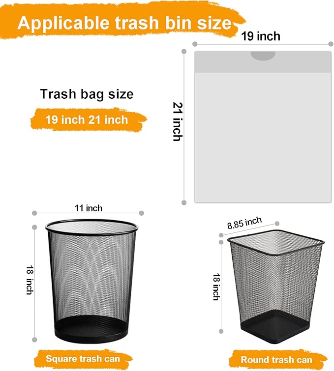 TECHSHARE Biodegradable 100 Count 6 Gallon Trash Bags, Compostable, Strong and - Image 8