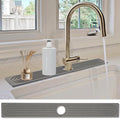 Stone Faucet Mat for Kitchen Sink- 23.6''x 3.9''Diatomite Fast-Drying Faucet Mat by CSTHTSC