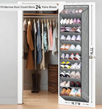 SLEEPING LAMB Over The Door Shoe Organizer - Image 2