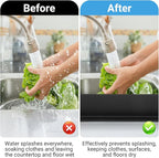 19.29 inch Sink Water Splash Guard, Silicone Sink Splash Guard, Backsplash - Image 4