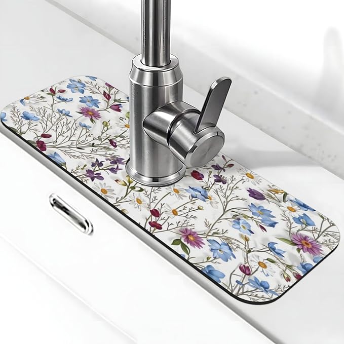 Garden Kitchen sink faucet pad, strong water absorption, anti slip, very by Unknown