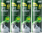 Fedicelly Large Lint Rollers Pet Hair Extra Sticky Refills, Mega Value Set 6.3 by Fedicelly