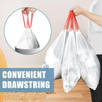 Small Garbage Bags 120 Count, JUKFITA Extra Strong 4 Gallon Trash Bags - Image 2