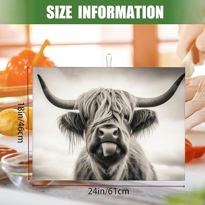 Large Dish Drying Mats For Kitchen Counter Microfiber Kitchen Drying Mat XL - Image 2