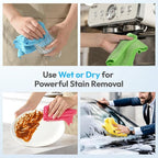 Microfiber Cleaning Cloth 12"X12" 24 Pack Colour Lint Free Microfiber Towels - Image 4