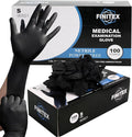 FINITEX Black Nitrile Disposable Medical Exam Gloves by FINITEX