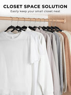 SMARTOR Heavy Duty Hangers 100 Pack, Premium Plastic Hangers - Image 9