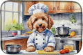 Caroline's Treasures DAC6258DDM Goldendoodle The Chef Dish Drying Mat Absorbent by CarolinesTreasures