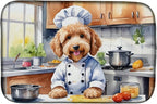 Caroline's Treasures DAC6258DDM Goldendoodle The Chef Dish Drying Mat Absorbent by CarolinesTreasures