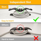 Cord Organizer for Kitchen Appliances-6 Pack, Appliance Cord Organizer stick on - Image 5