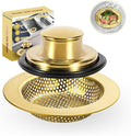 RQYEKDO Kitchen Sink Strainers Sink Stopper Kits, Stainless Steel Sink Drain by rqyekdo
