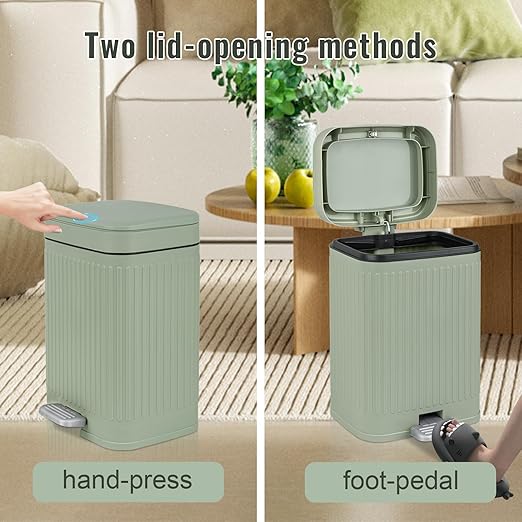 rejomiik Small Bathroom Trash Can - Image 3