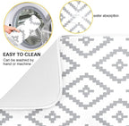 Super Absorbent Dish Drying Mat, Microfiber Fast-Drying Dish Mat, Kitchen Dish - Image 2