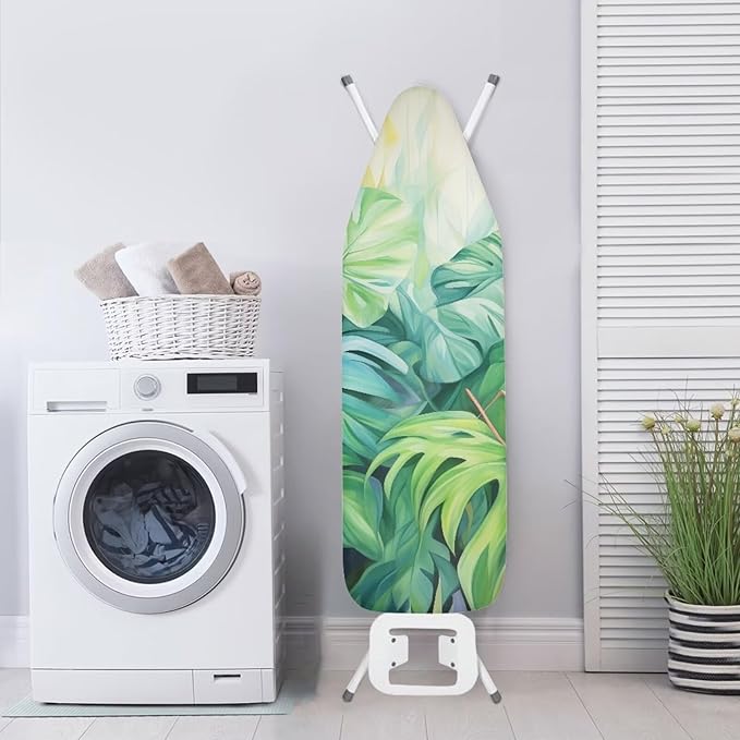 Tropical Palm Tree Leaves Ironing Board Cover and Pad 15 x 54 Heavy Duty Iron - Image 4