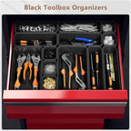A-LuGei 【 & 5 Size】 Tool Box Organizer Tray Divider Set, 【Black】 - Image 4