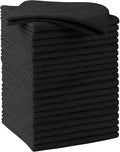 HOMEXCEL Black Microfiber Cleaning Cloths, 20 Pack Cleaning Rags by HOMEXCEL
