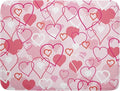 Valentines Day Dish Drying Mat for Kitchen Pink Hearts Absorbent Reversible by Unknown