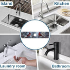 Christmas Winter Kitchen Sink Splash Guard Faucet Mat Cardinal Super Absorbent - Image 7