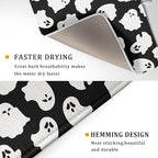 Halloween Dish Drying Mat for Kitchen Counter Cute Ghost Holiday Super - Image 3