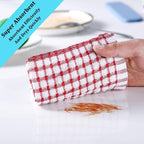 Kitchen Towels and Dishcloths Set, 16 x 25 12 12, Set of Bulk Cotton Dish - Image 4