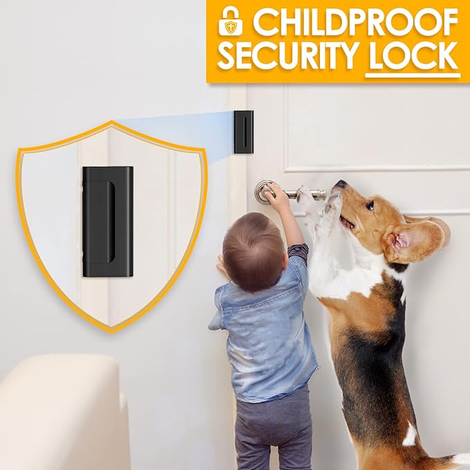 Home Security Door Lock Door Reinforcement Lock: Metal Door Locks - Image 4