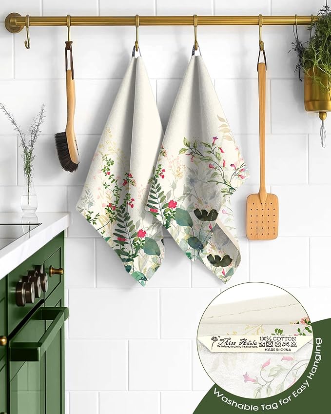 Flour Sack Kitchen Towels Set of 2-18x26 Cotton Dish Towels - Image 3