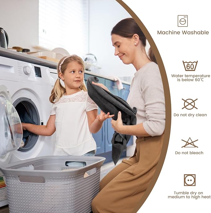 SEMAXE 4-Pack Luxury Bath Towels - Image 6