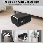 XPIY Trash Can with Lid, 2 Pack 4 Gallons/15 Liters Garbage Can with Press Top - Image 5